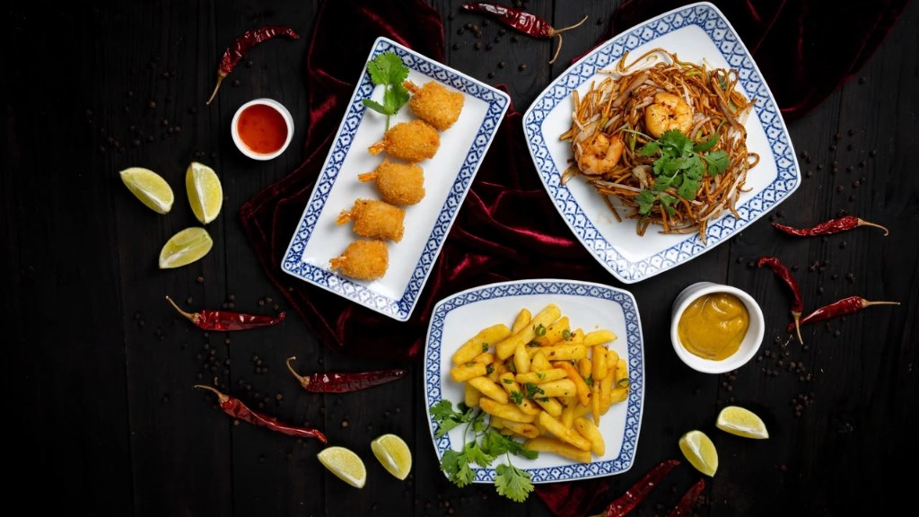 Wok & Tea Asian street food selection